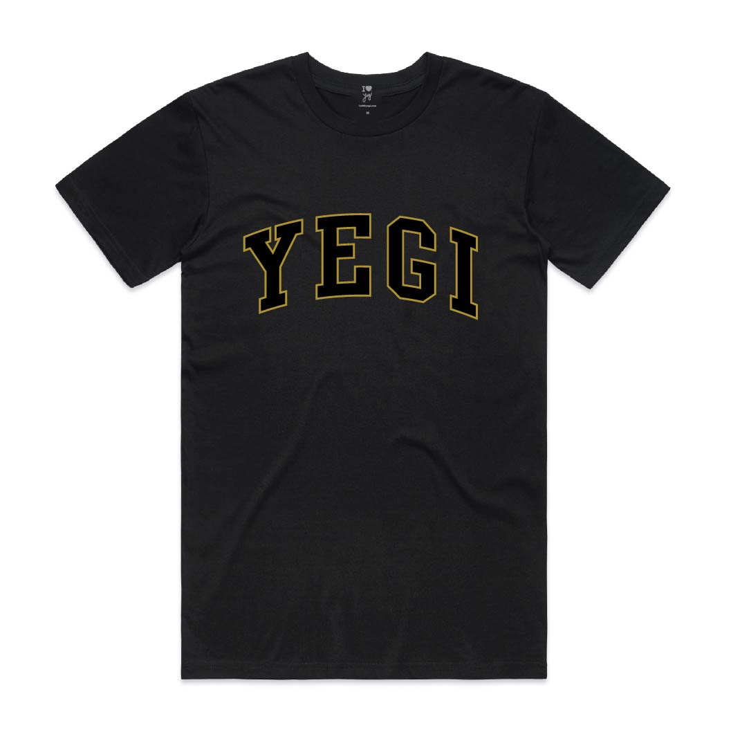 YEGI GOLD® FRIENDS & FAMILY T-SHIRT  - BLACK