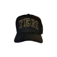 Load image into Gallery viewer, YEGI GOLD® &quot;FRIENDS &amp; FAMILY&quot; TRUCKER HAT - BLACK
